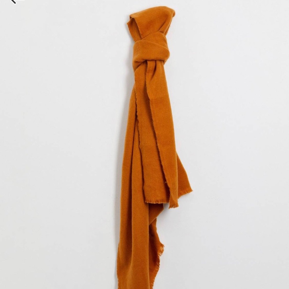 ASOS Design Supersoft Scarf with Raw Edge NWOT